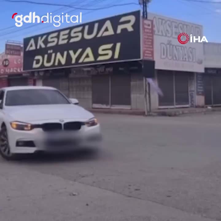 Konya'da drift yapan şahsa 32 bin lira ceza ve 60 gün ehliyetine el konuldu