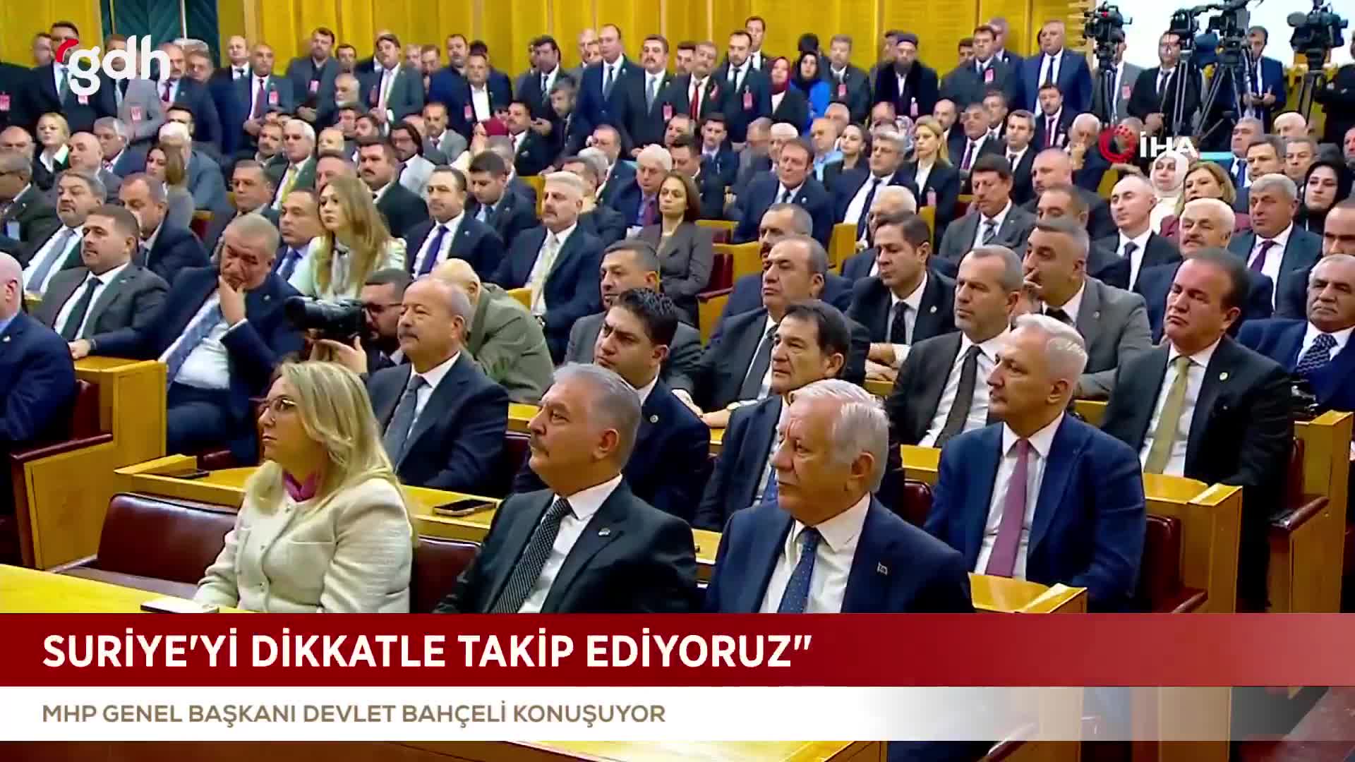 Bahçeli: Esad Türkiye'nin elini tutmayıp savaş açtı