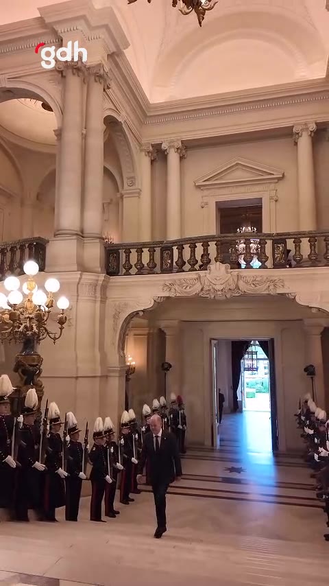 Macron, Belçika Kralı'nın koluna dokunarak protokolü ihlal etti