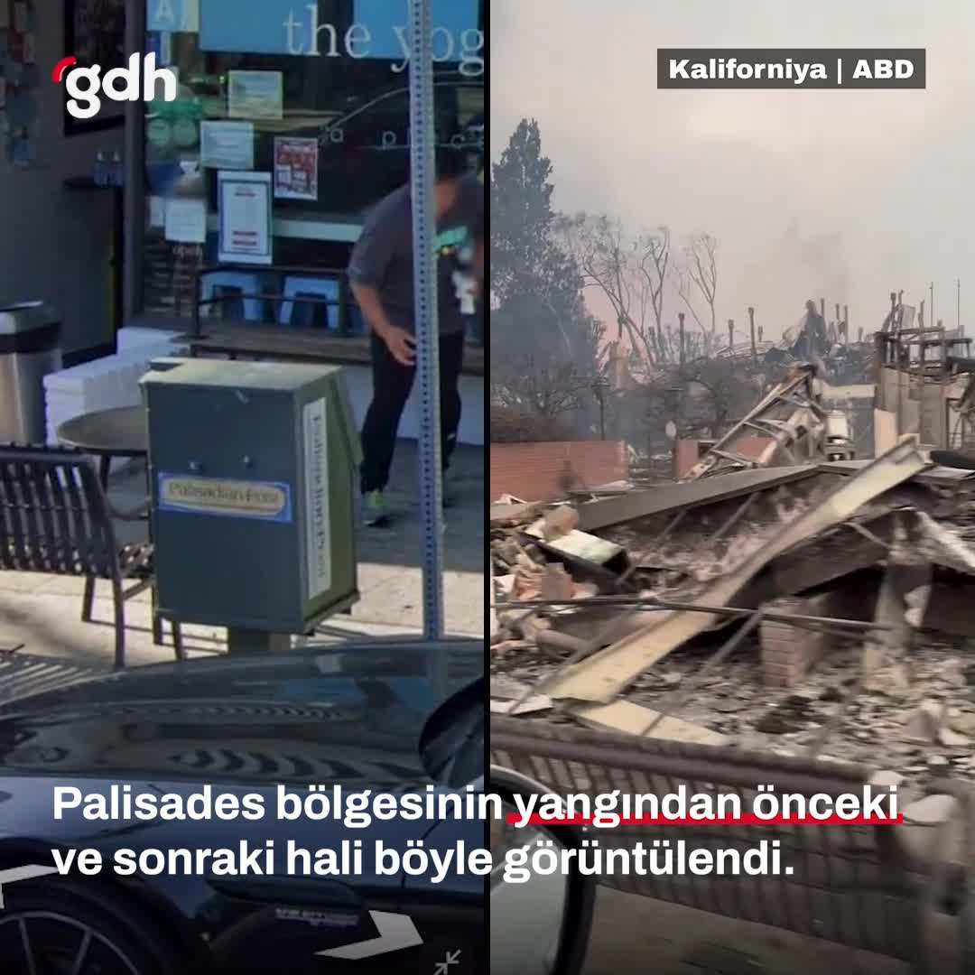 Kaliforniya Palisades: Yangından Önce ve Sonra Görüntüler
