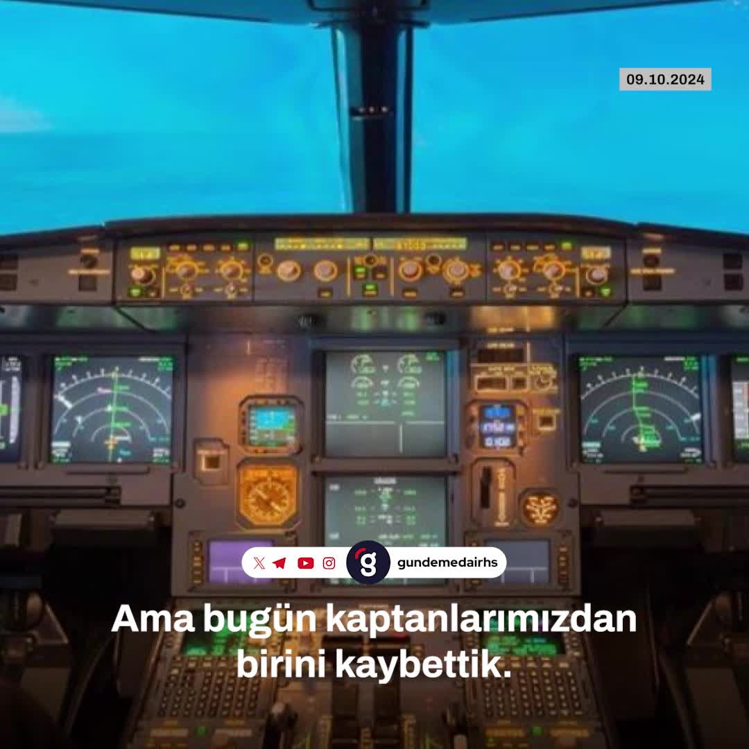 "THY uçağında kaptan pilot hayatını kaybetti."