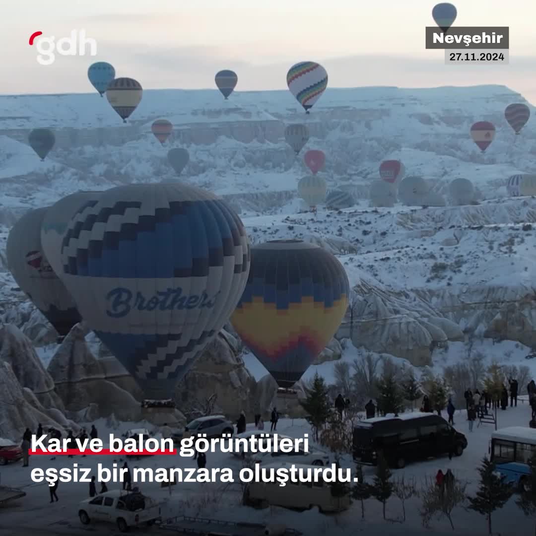 Kapadokya'daki balon turları hava muhalefeti sonrası yeniden başladı