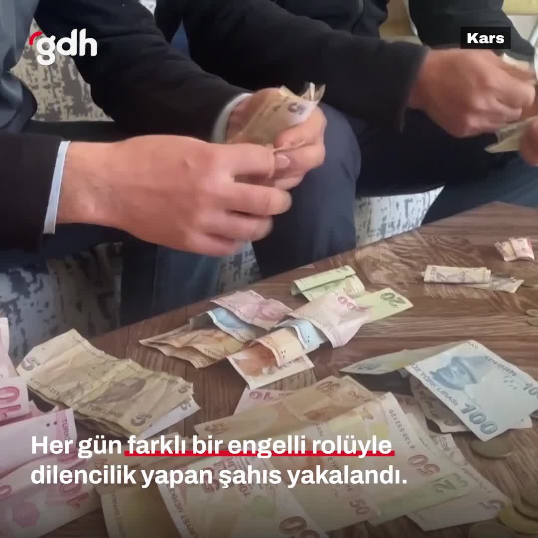 Kars'ta engelli rolüyle dilenen hırsız yakalandı, 19 suçu var