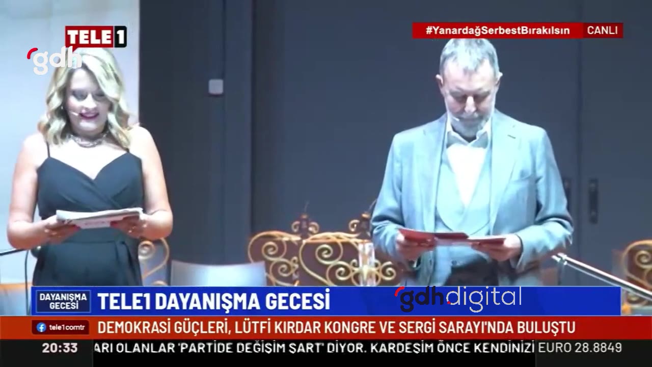 Siyasi Parti Temsilcileri Tele1 Dayanışma Gecesinde Bir Arada