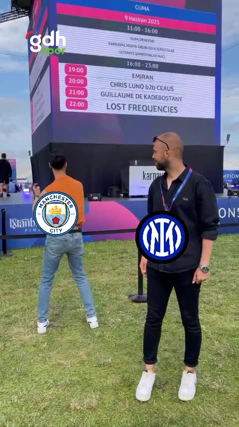 Anlık Manchester City ve Inter