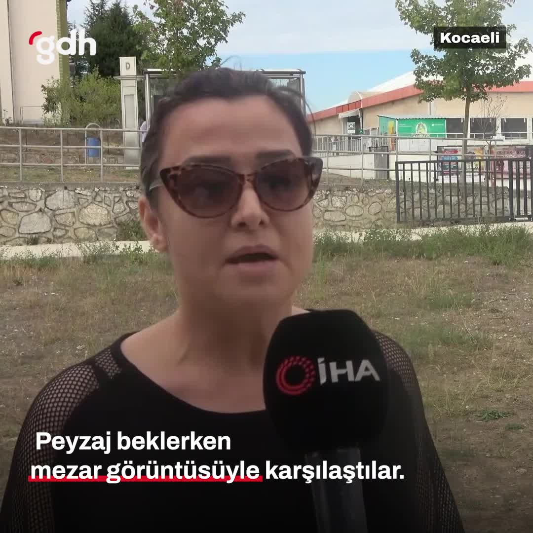 Kocaeli'de sağlık merkezi bahçesinde belediye tepkisi