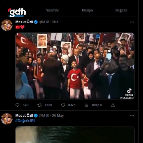Mesut Özil'in paylaşımı