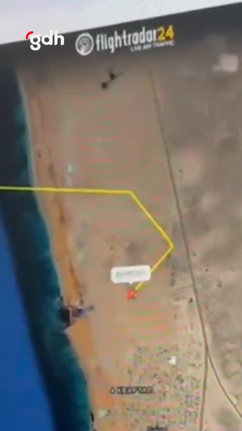 Aktau'da düşen Azerbaycan Havayolları uçağının radar görüntüleri