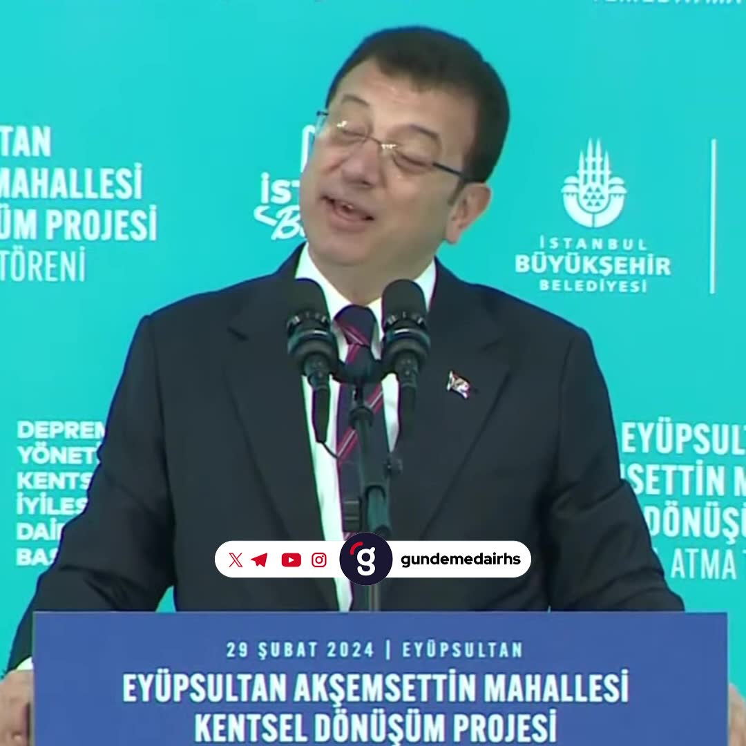 "Ekrem İmamoğlu: 'Ekrem gibi çalış' öğüdü"