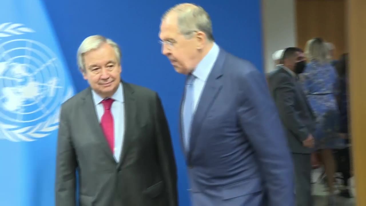 Lavrov, BM Genel Kurulu'nda Guterres ile görüştü