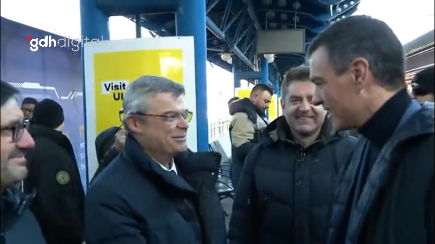 Batılı liderlerin Ukrayna ziyaretleri sürerken, Sanchez Kiev'de