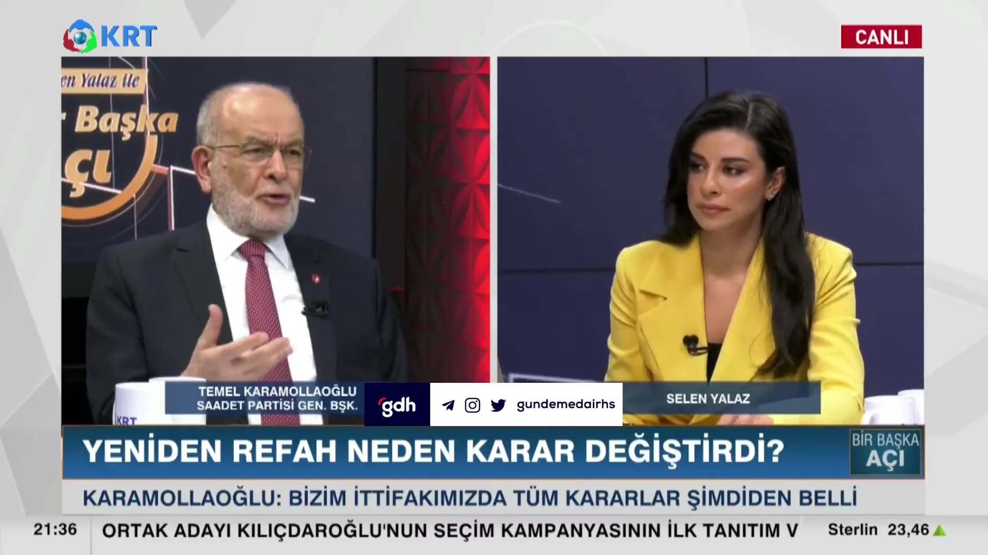 Erbakan: "Milli Görüş ile Millet İttifak zıt" Karamollaoğlu: "Saçmalıyor"