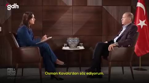 Amna Nawaz'ın Erdoğan'a yargı ve Kavala sorusu