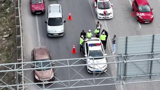 Kırıkkale'de sürücü, ceza sonrası polis memurunu tehdit etti