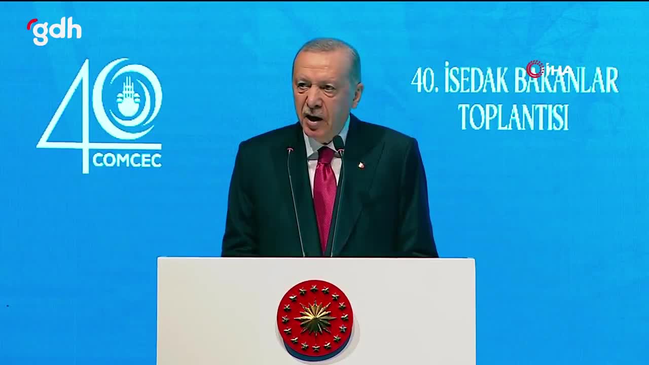Erdoğan: Gazze'de son asrın en vahşi soykırımı yaşanıyor