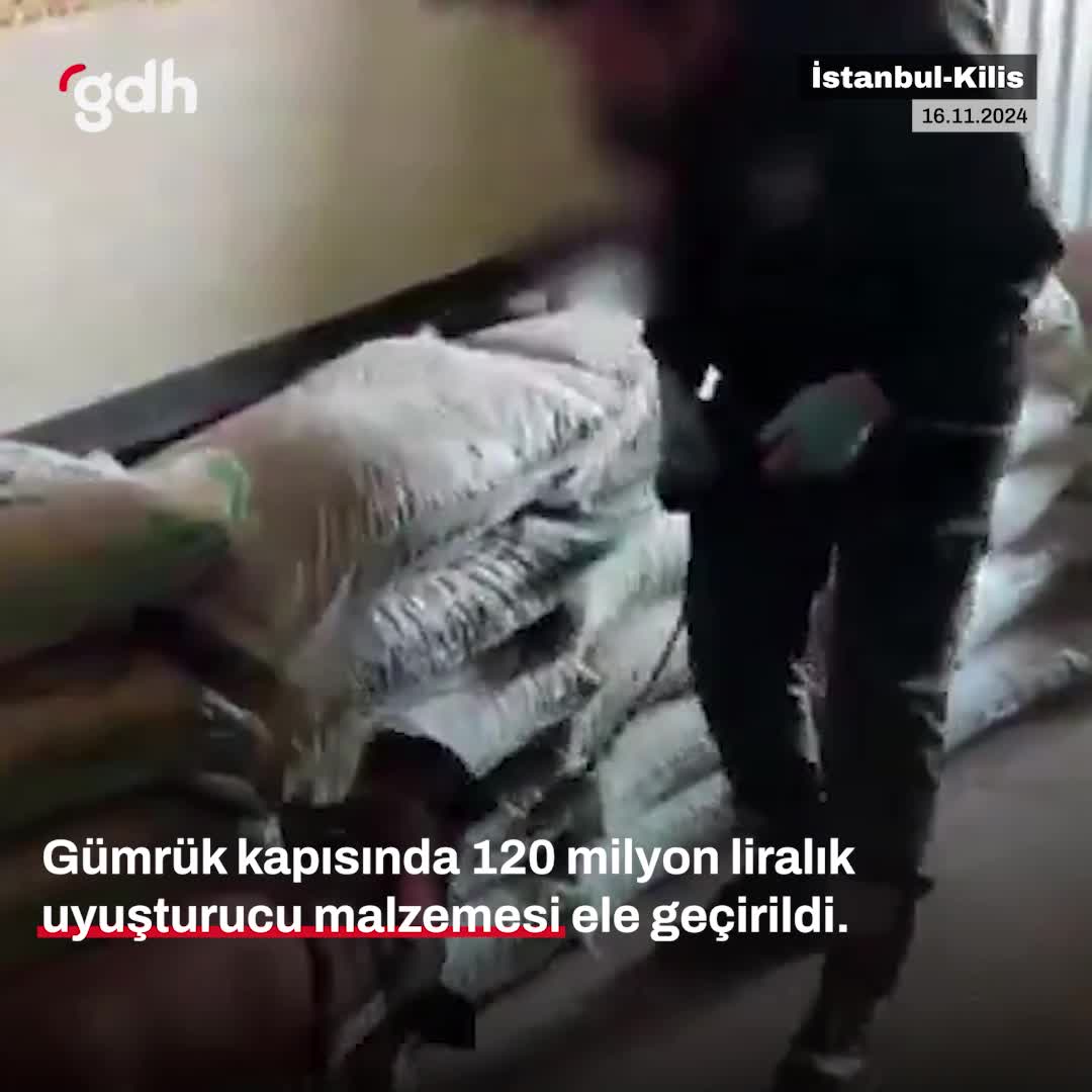 Ambarlı Limanı'nda 120 milyon lira değerinde uyuşturucu operasyonu