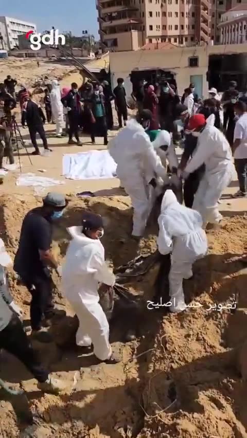 İsrail, Nasır Hastanesi'nde toplu mezar yaptı iddiası ortaya çıktı