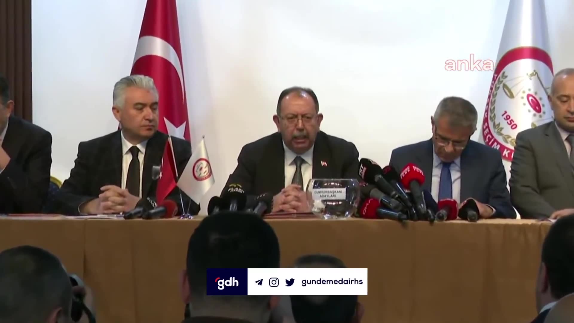 Cumhurbaşkanlığı seçiminde oy pusulası sıralaması belirlendi