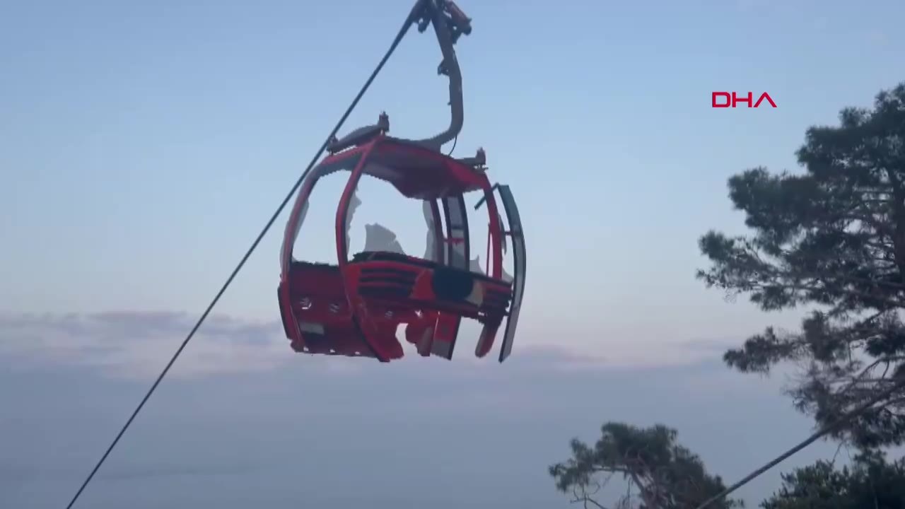 Antalya'daki teleferik kazasında 1 ölü, 7 yaralı var