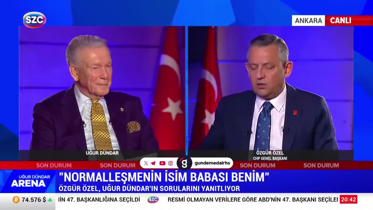Özgür Özel: 

'Normalleşme'nin isim babası benim