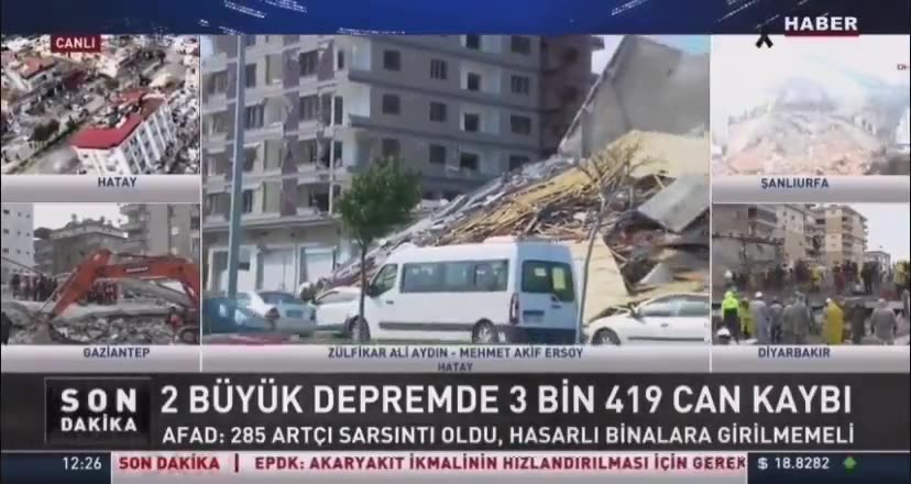 Mehmet Akif Ersoy: Gıda yağmasını saymıyoruz, ama çanta dolusu ayakkabı var