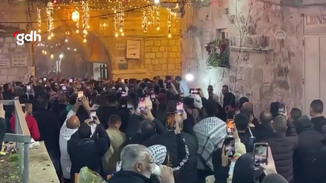 İsrail polisi, Hıtta kapısında Filistinlilere müdahale etti