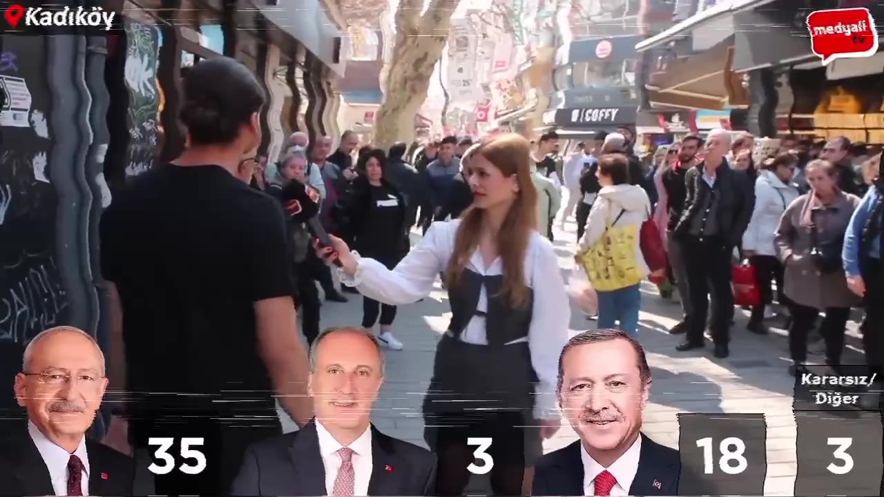 Kadıköy'deki röportajda gündem yaratan sorular!