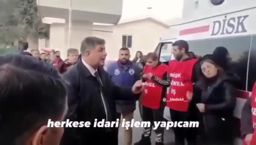 Cemil Tugay: "Maaş için eylem yapıyorsunuz, idari işlem yapacağım."