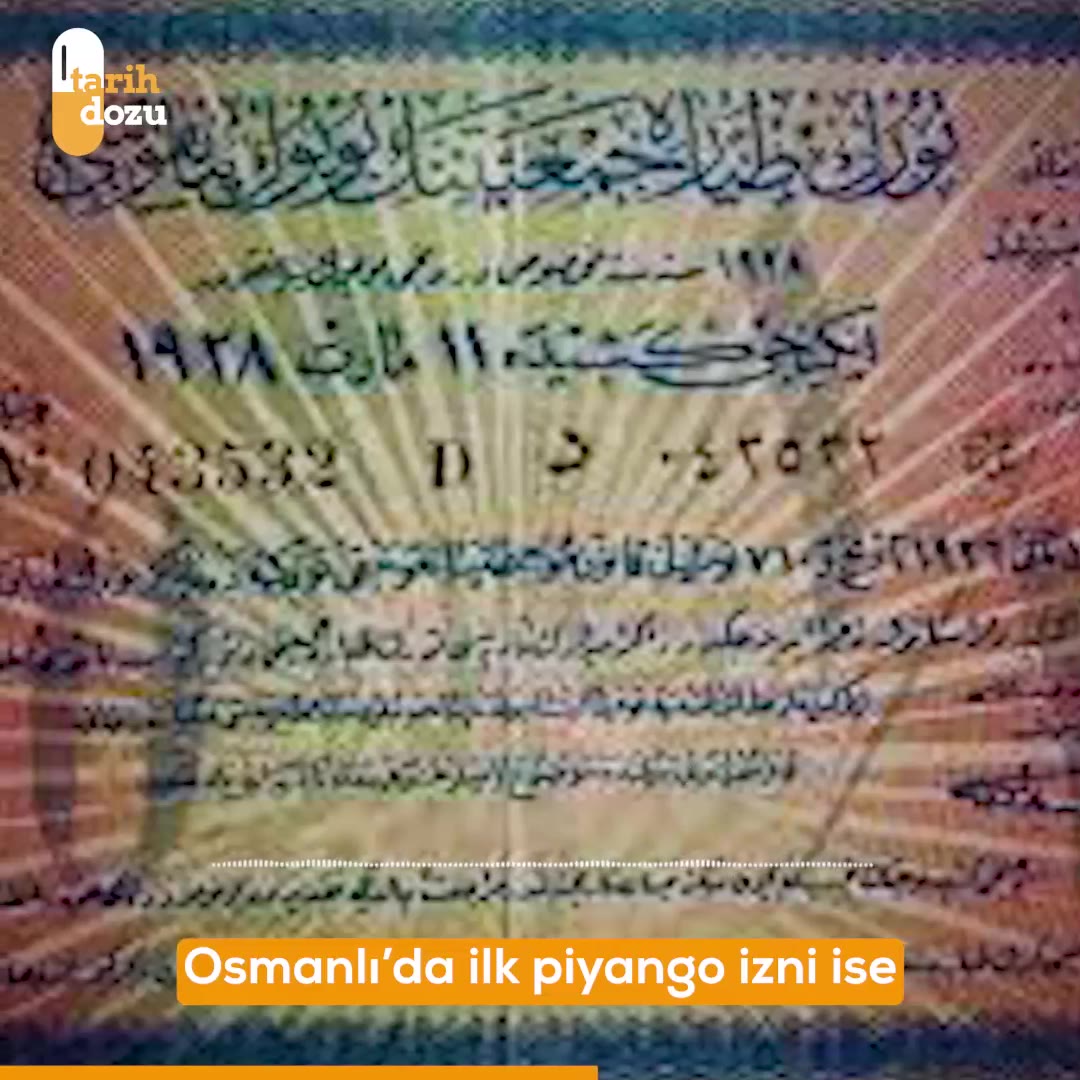 Piyango: İlk çekiliş, gelişimi ve Osmanlı'ya girişi