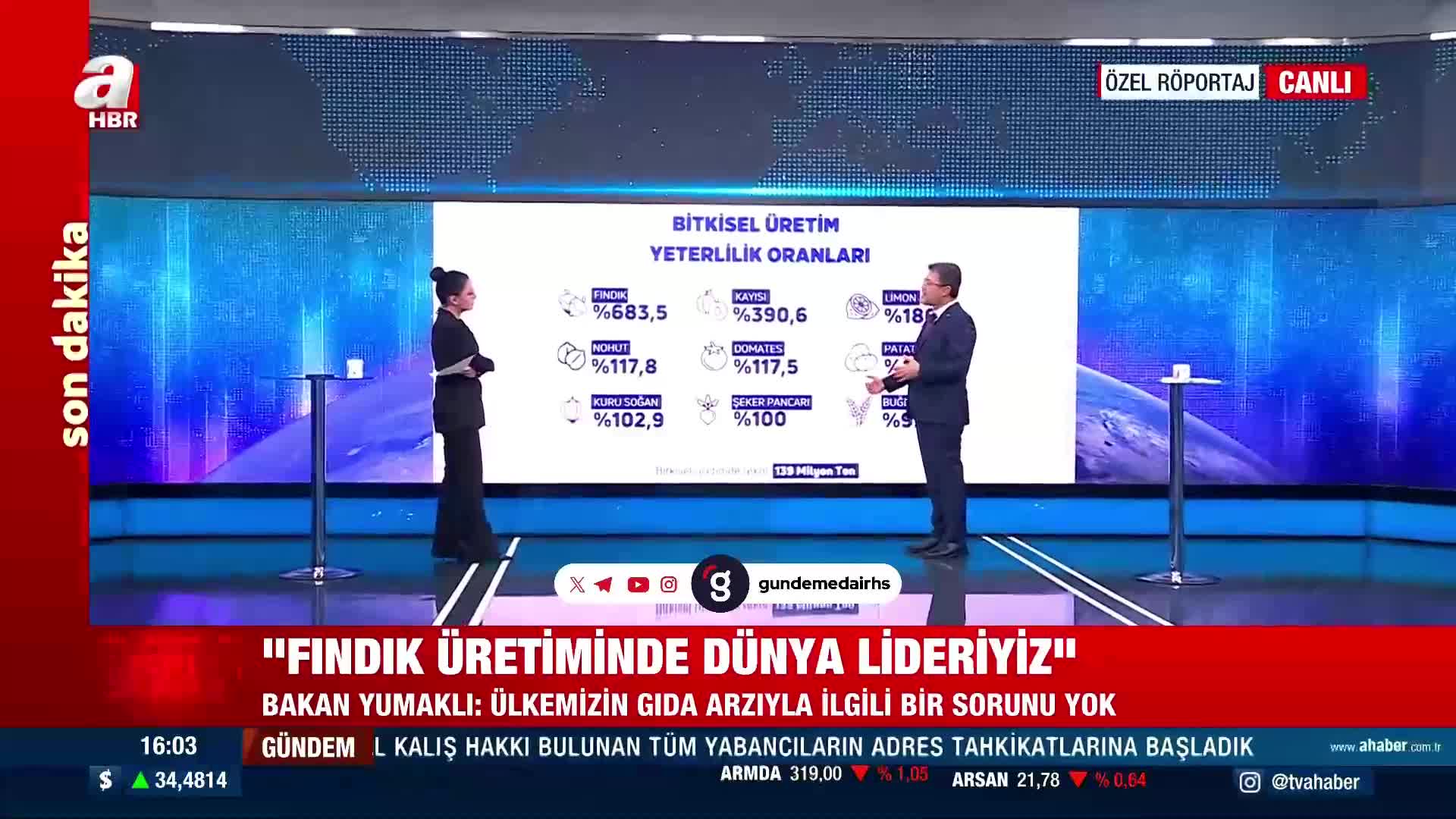Bakan Yumaklı: Tarımda kendi kendine yeterli değil diyenlere aldırmayın!