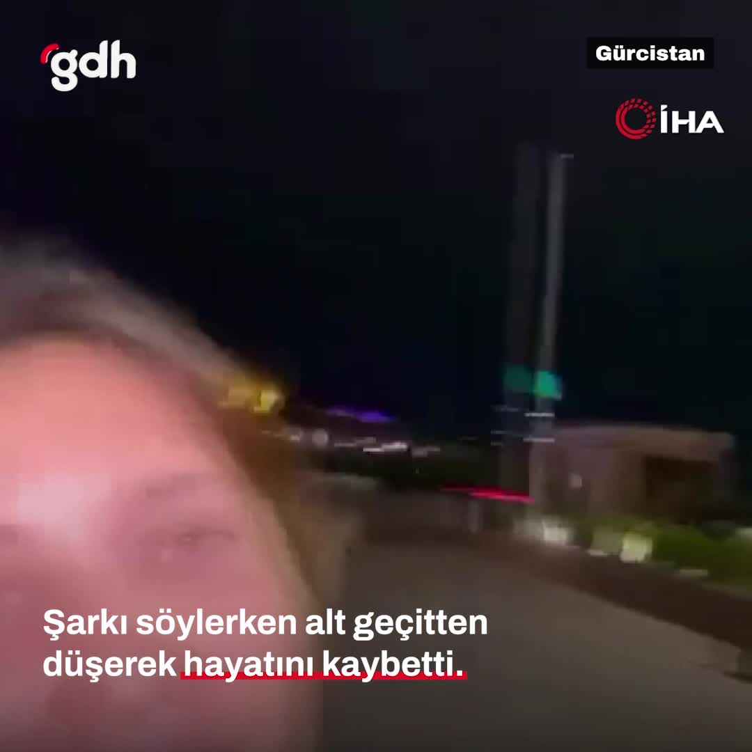 Gürcistan’da dans eden Rus fenomen alt geçitten düştü, öldü