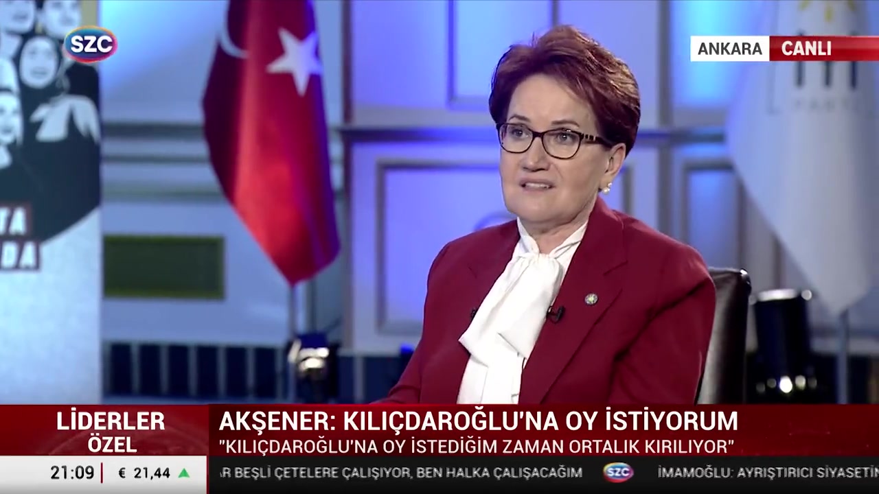 Meral Akşener: Yavaş ve İmamoğlu ile güven hissi arttı