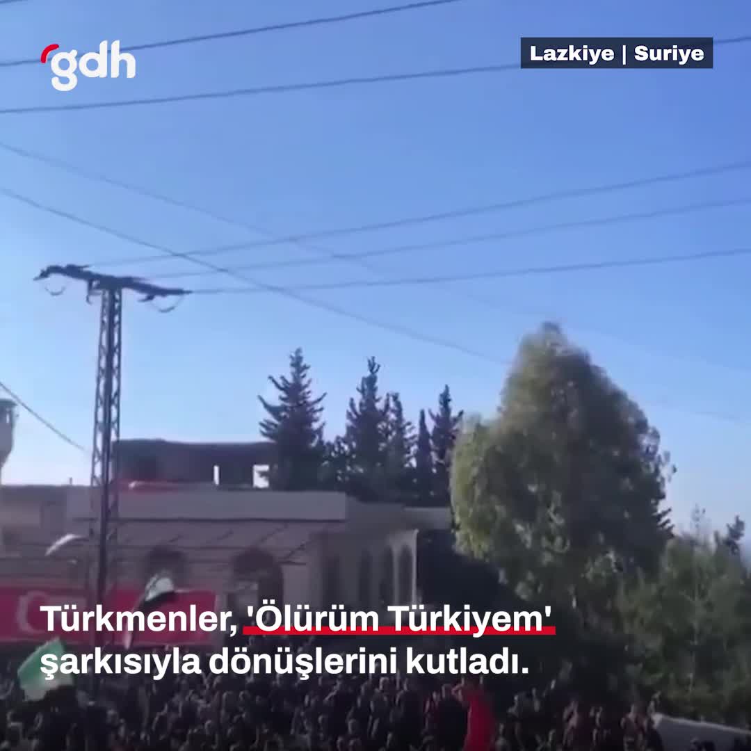 Türkmenler, dönüşlerini 'Ölürüm Türkiyem'le kutladı