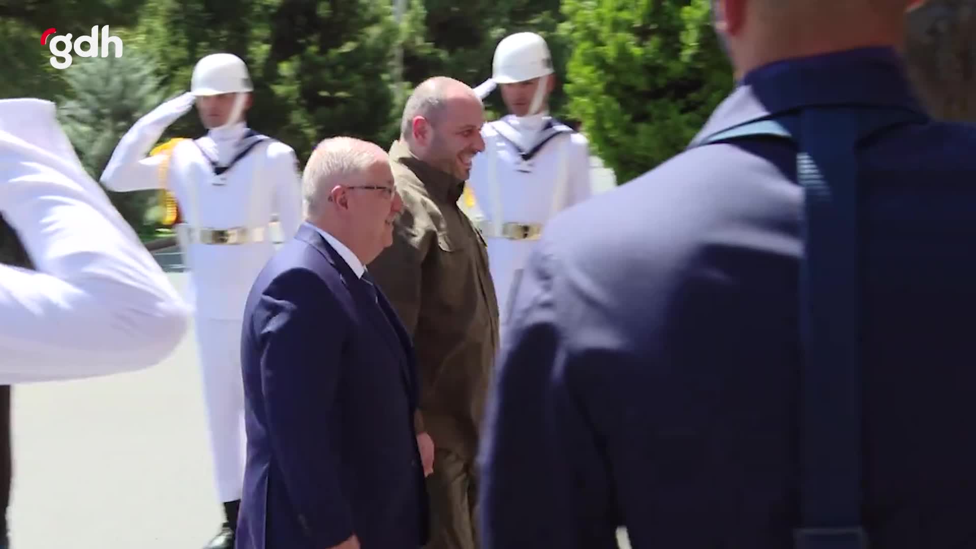 Milli Savunma Bakanı Güler, Ukrayna Bakan Umerov'u karşıladı