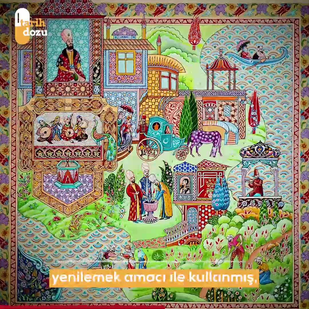 Lale Devri: Kaplumbağa ve Fransız süslemeleriyle bahçe zamanı
