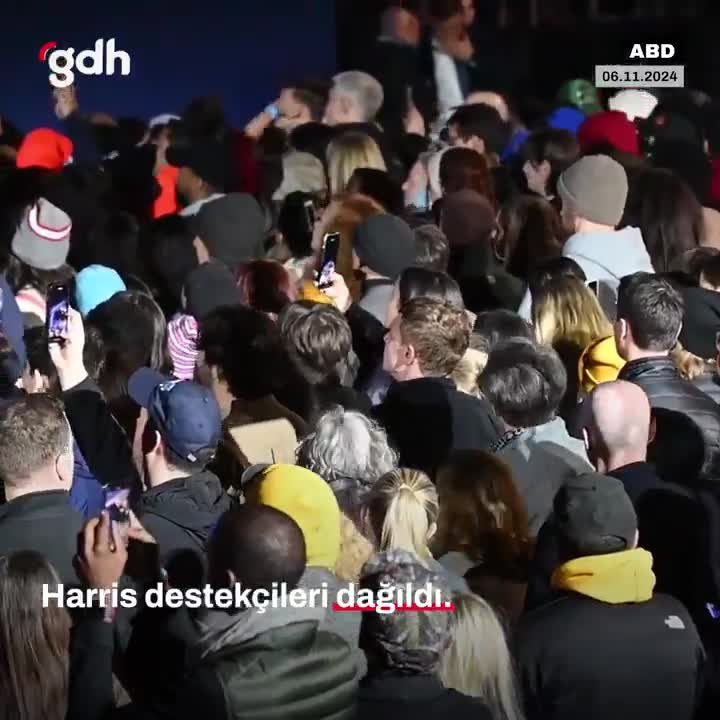 Harris destekçileri seçim merkezinden ayrıldı, Demokratlar umutsuz