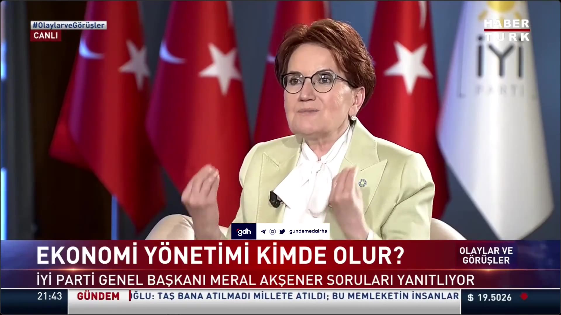Akşener: Millet İttifakı'nda bakanlık paylaşımını açıkladı