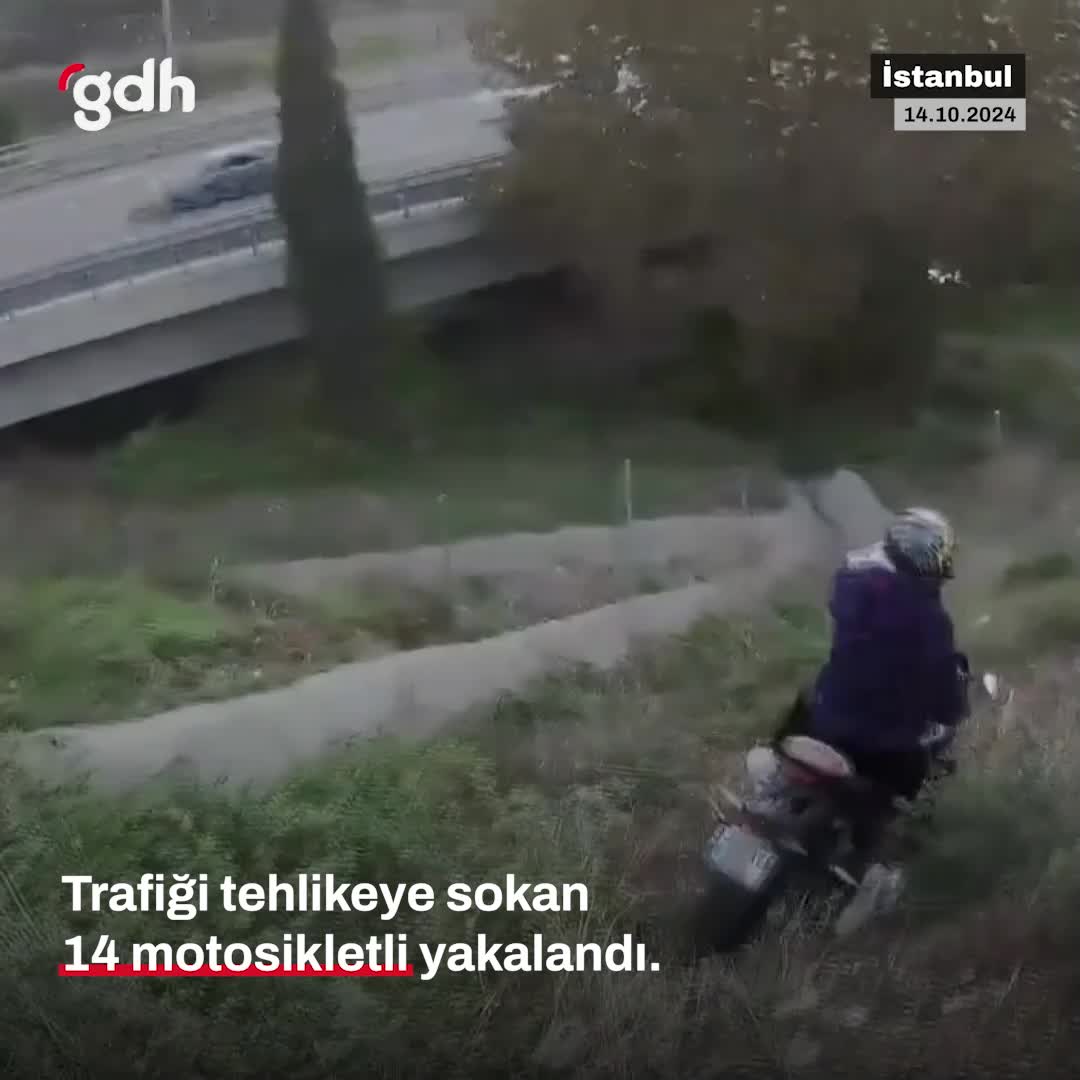 Eyüpsultan'da 14 motosiklet sürücüsüne 251 bin TL ceza kesildi