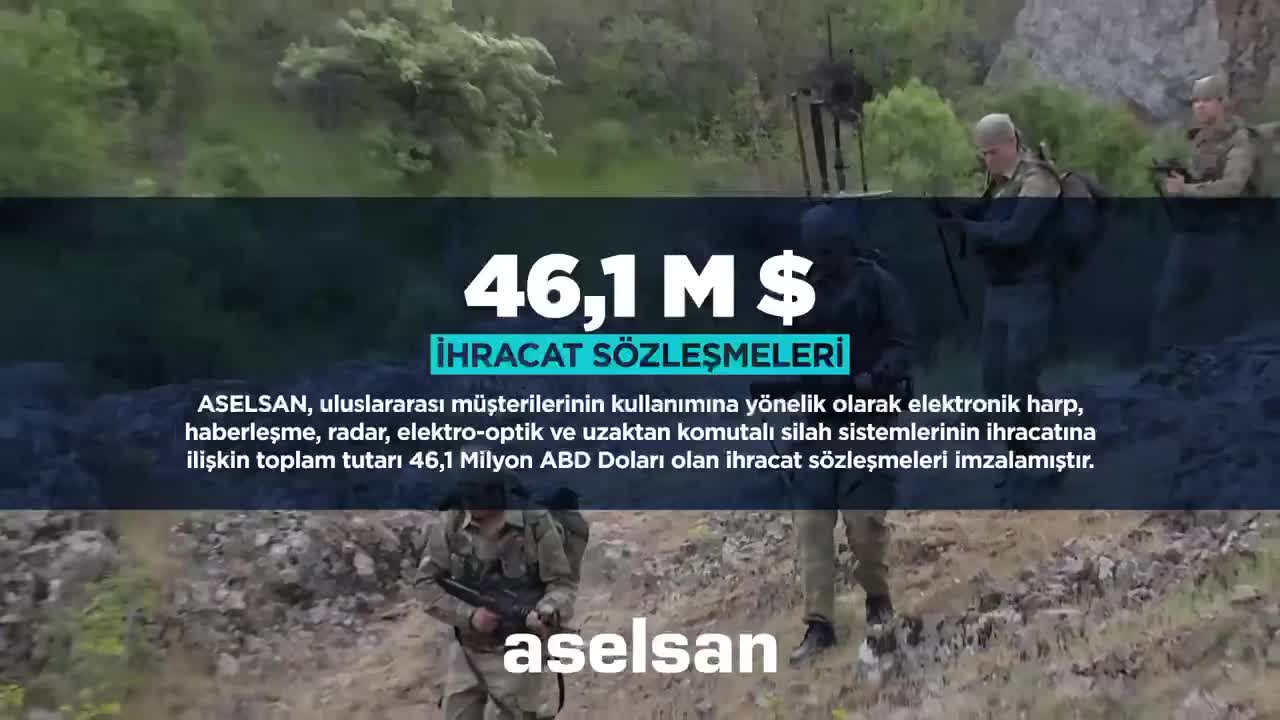 ASELSAN 46,1 milyon dolar değerinde uluslararası sözleşmeler imzaladı!