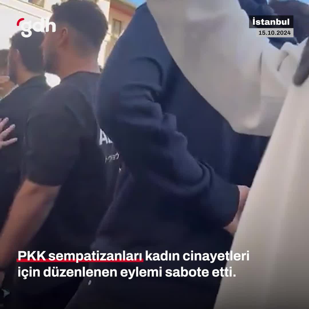 Koç Üniversitesi'nde PKK sempatizanları eylemde pankart açtı