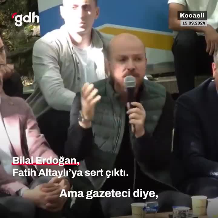 Bilal Erdoğan'dan Fatih Altaylı'ya sert hatırlatma