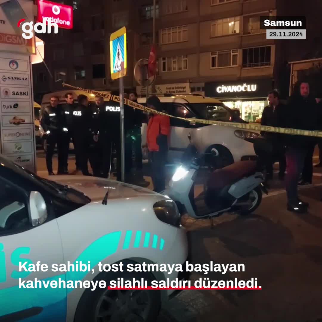 Samsun'da kafe sahibi pompalı tüfekle kahvehaneye saldırdı