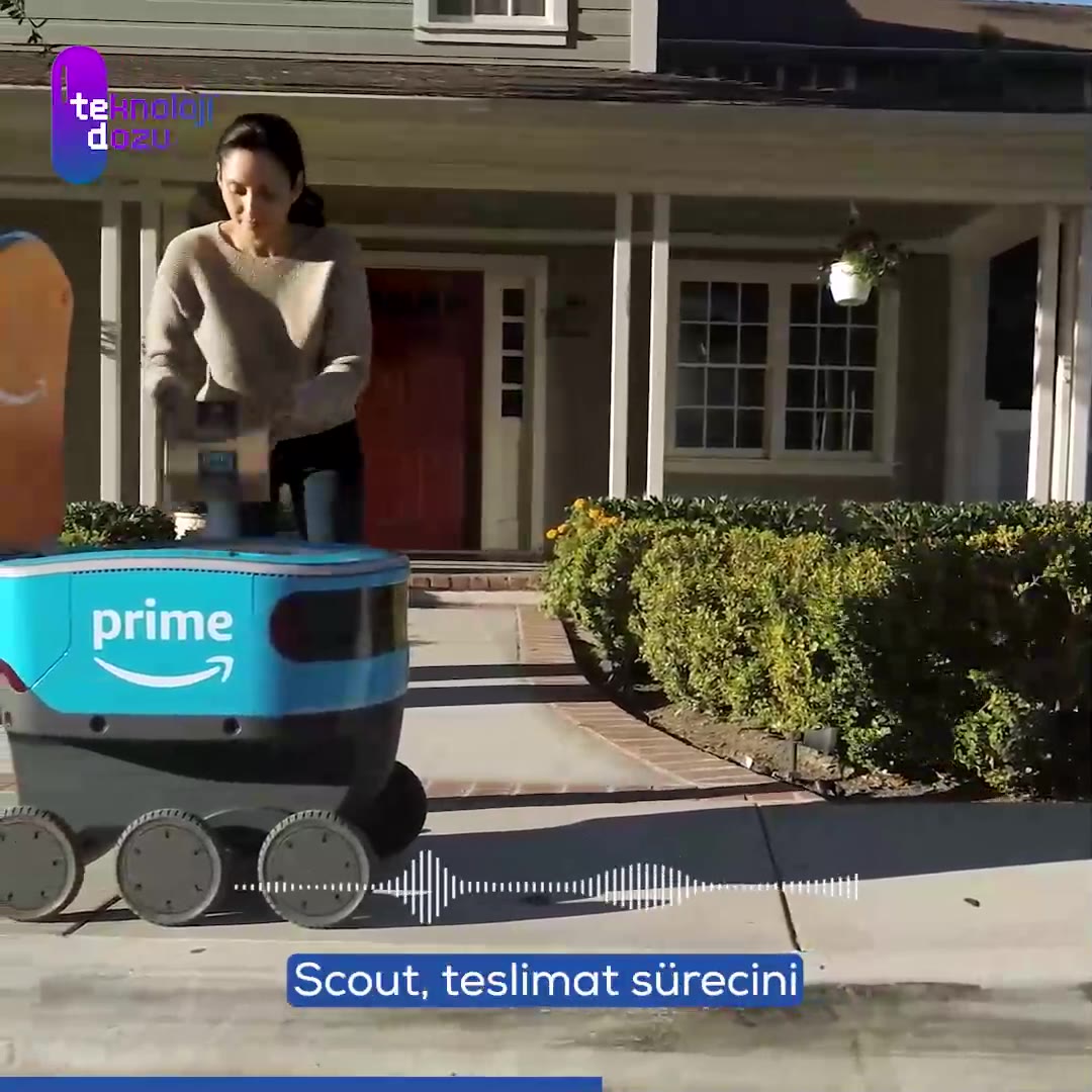 Amazon'un otonom teslimat robotu: Scout ile devrim!