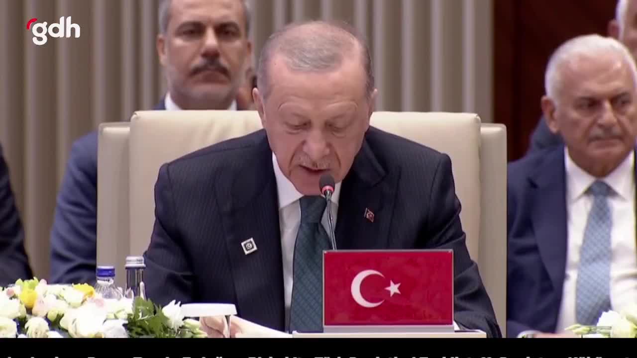 Erdoğan: Gazze'deki vahşeti kabul etmiyoruz, Türk dünyası kararlı olmalı