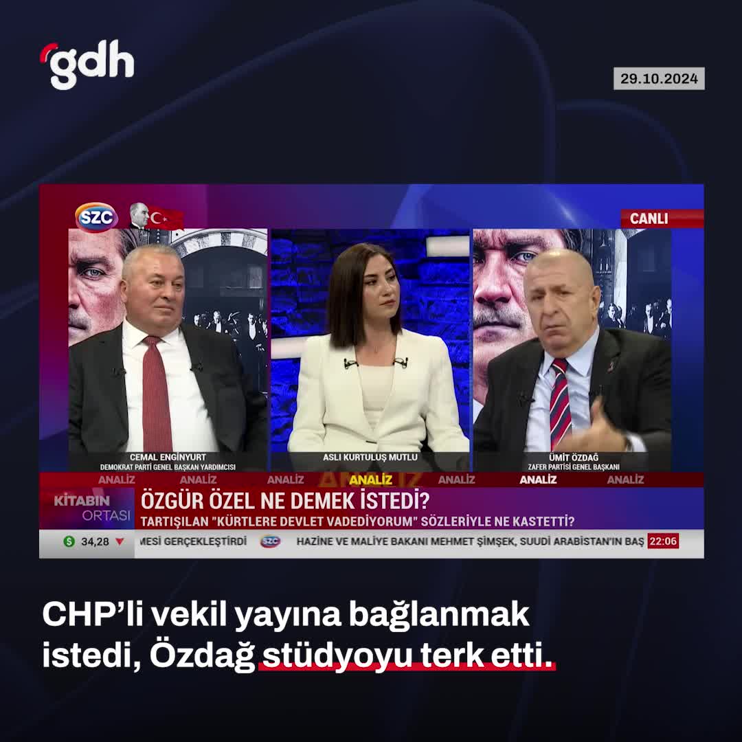 Ümit Özdağ, Umut Akdoğan'ın yayına çıkma isteğine tepki gösterdi