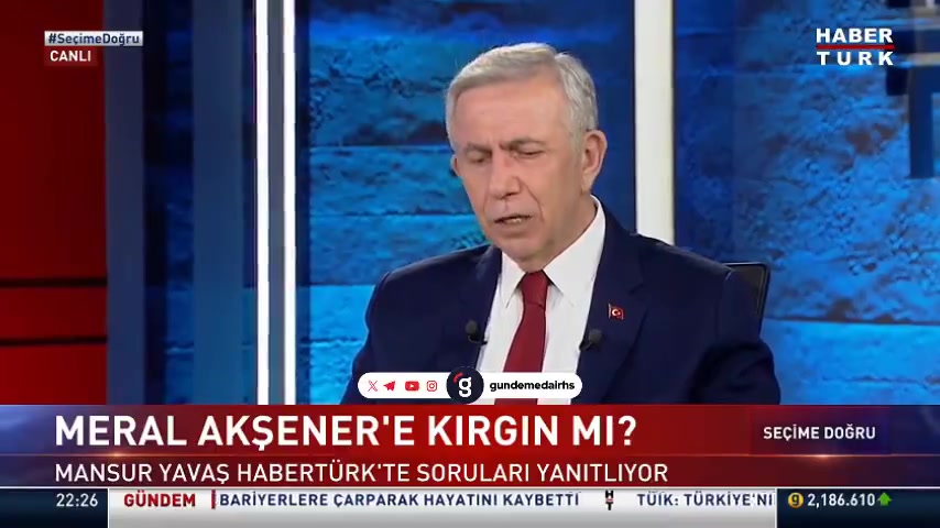 Mansur Yavaş: Akşener adaylık çağrısını Altılı Masa'da yapmalıydı