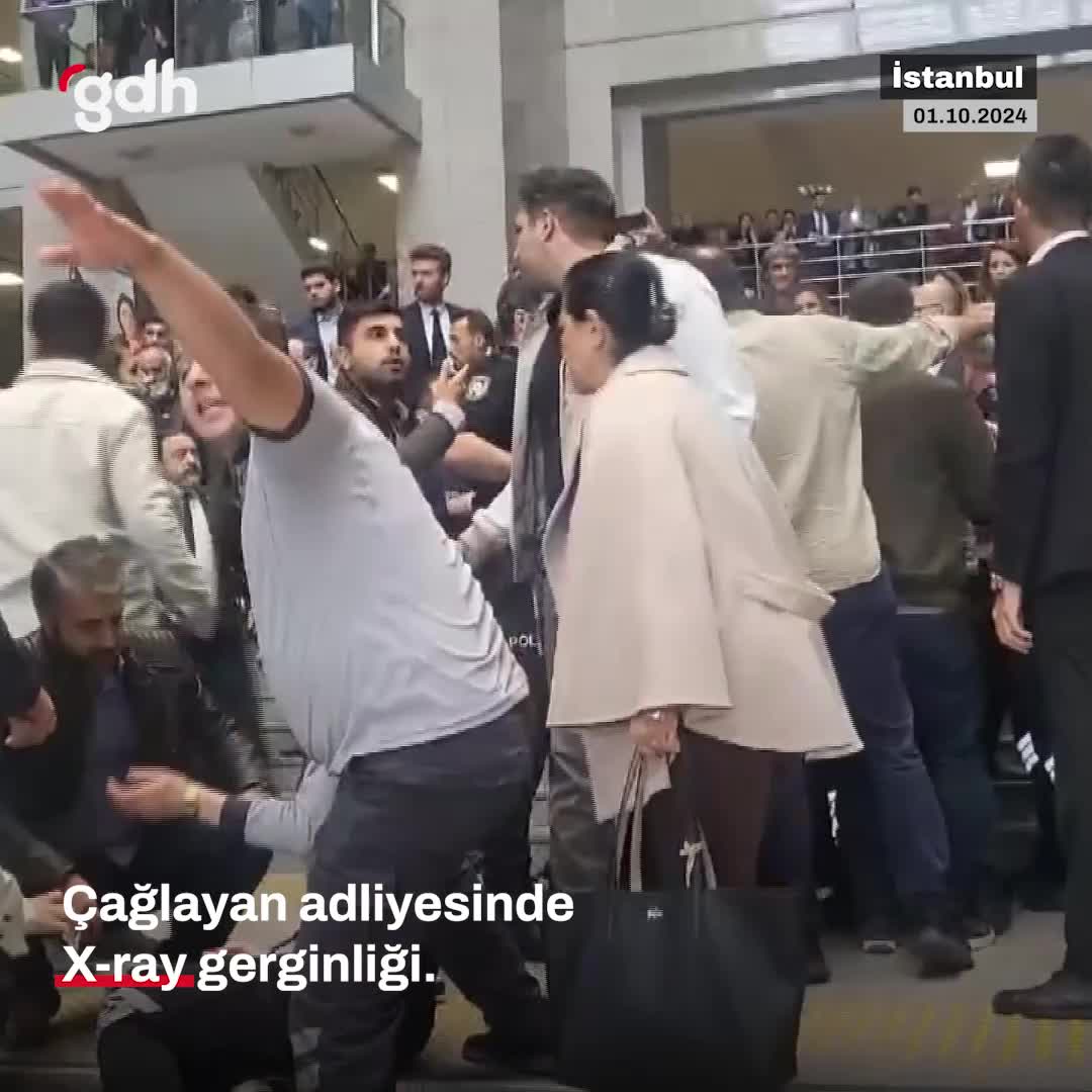 İstanbul Barosu Başkanı Saraç, güvenlik görevlileriyle kavga etti