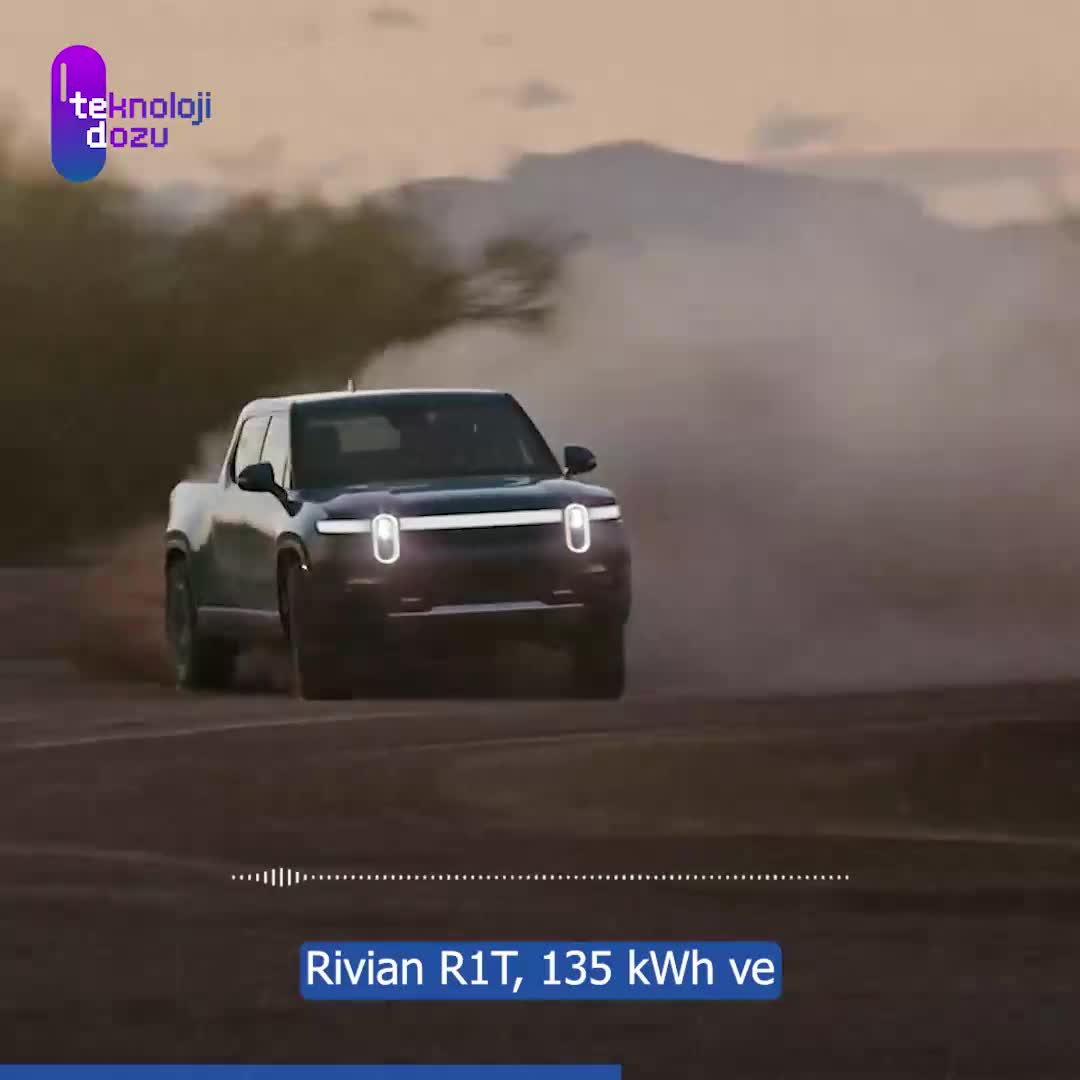 Rivian R1T: Tesla'ya rakip elektrikli pickup!