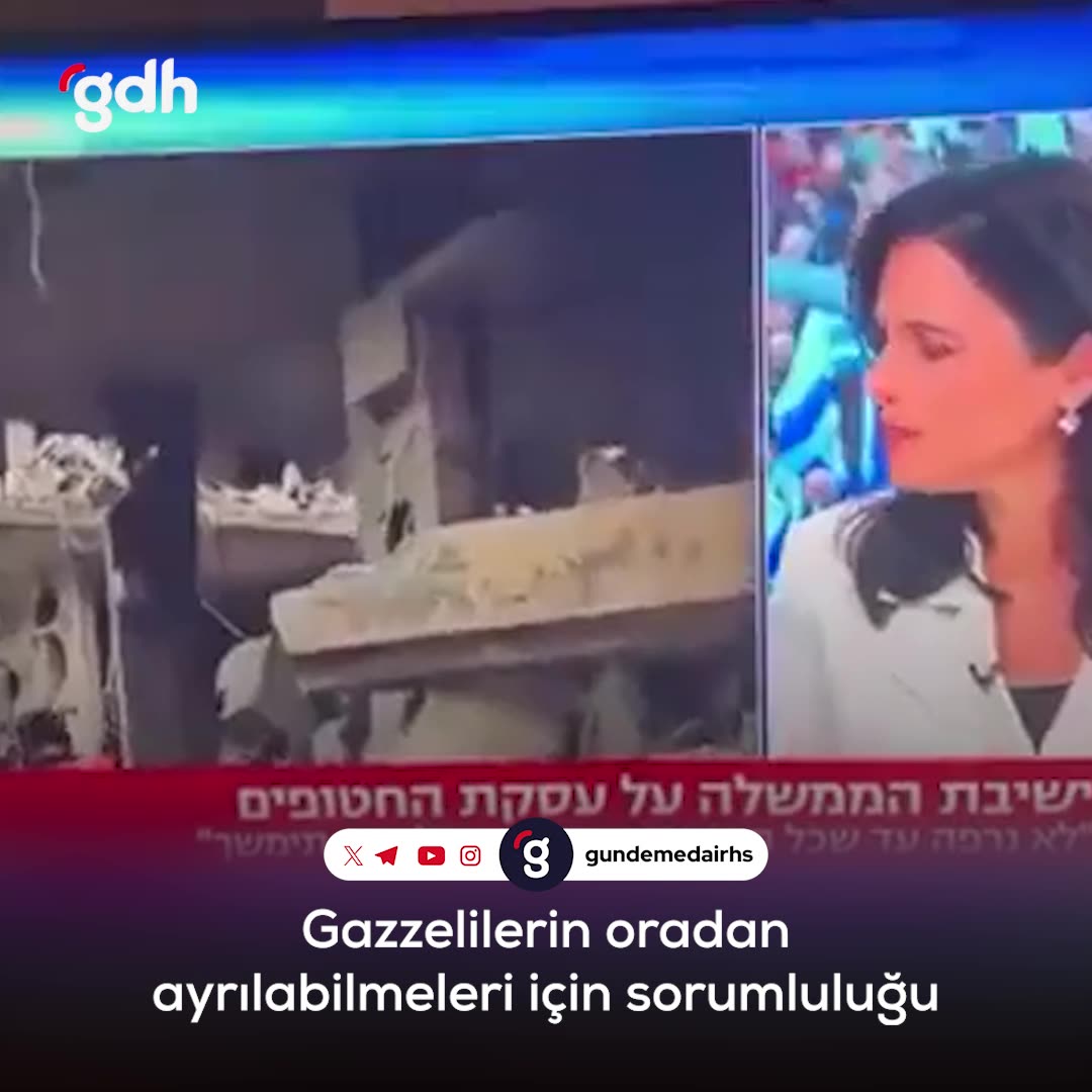 Ayelet Shaked: Gazze'de soykırım sürmeli, 2 milyon Gazzeli gitmeli